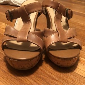 Shoes - Tan Wedge Sandal 6 Shoes - Tan Wedge Sandal 6